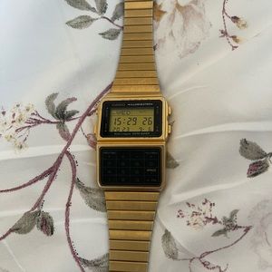 Gold Casio Watch